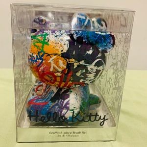 Hello Kitty Graffiti 5 Piece Brush Set